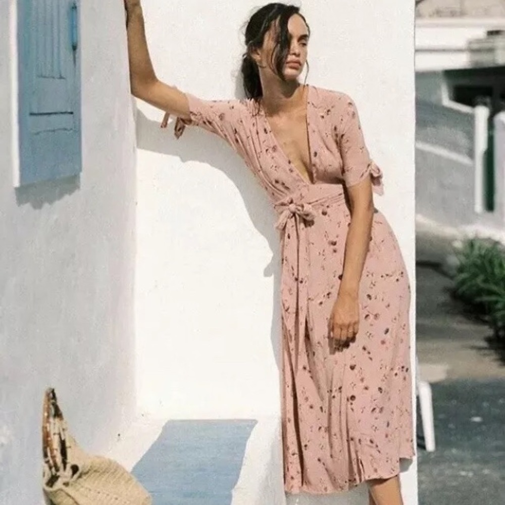NWT Faithfull the Brand Nina midi dress